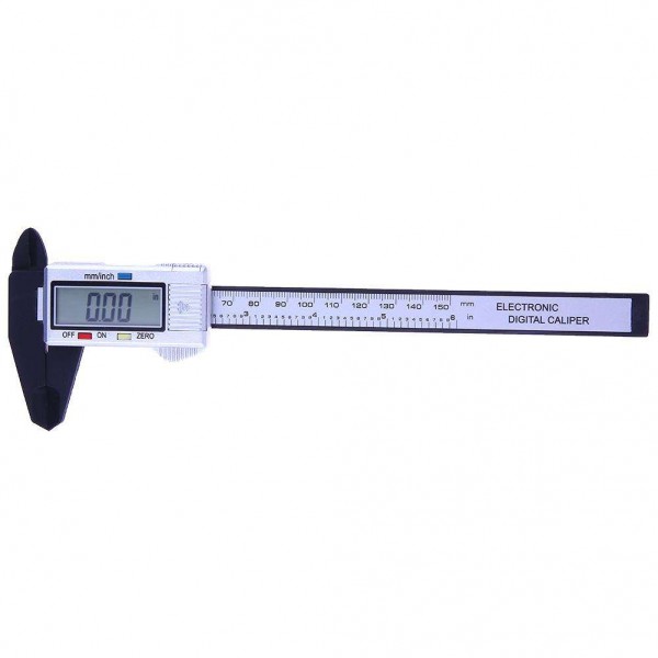 150mm Digital Vernier Caliper Scale Ruler Measuring Micrometer (Silver)