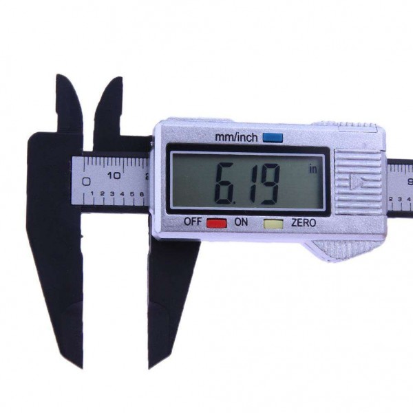 150mm Digital Vernier Caliper Scale Ruler Measuring Micrometer (Silver)