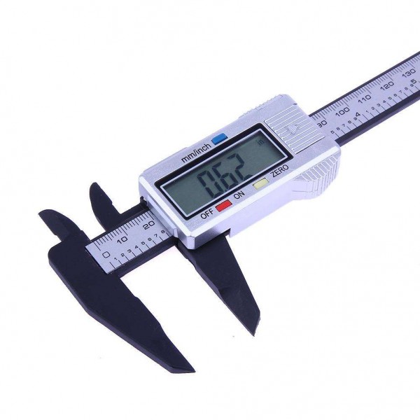 150mm Digital Vernier Caliper Scale Ruler Measuring Micrometer (Silver)