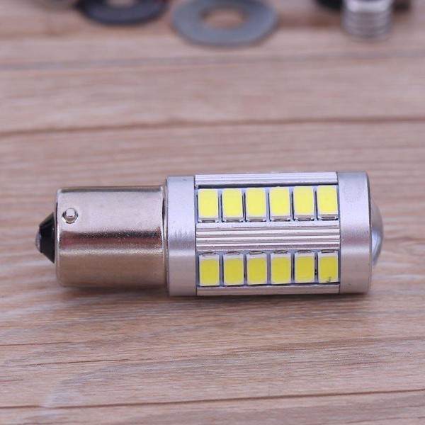 2pcs 1156 5630-33SMD Led Car Turn Signal Brake Light Tail Rear Reverse Lamp