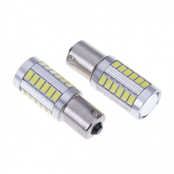 2pcs 1156 5630-33SMD Led Car Turn Signal Brake Light Tail Rear Reverse Lamp