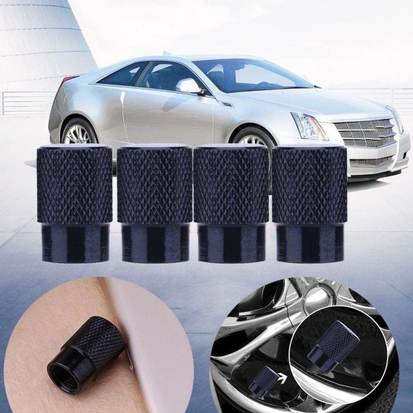 4pcs Auto Bicycle Tire Valve Caps Dust Covers for Schrader Valve