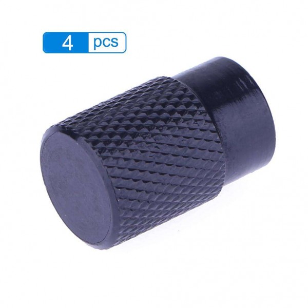 4pcs Auto Bicycle Tire Valve Caps Dust Covers for Schrader Valve