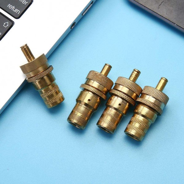 4pcs Universal Brass Off Road Automatic Tire Pressure Deflators 6-30PSI