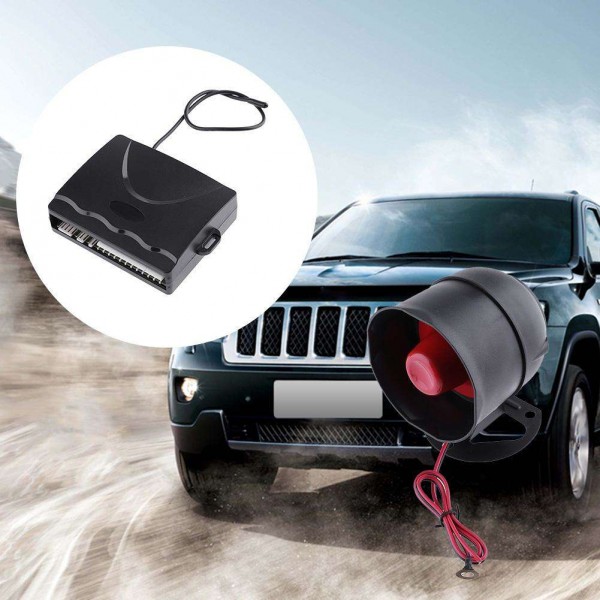 12V Car Alarm System One Way Security Protection System with Remote Control