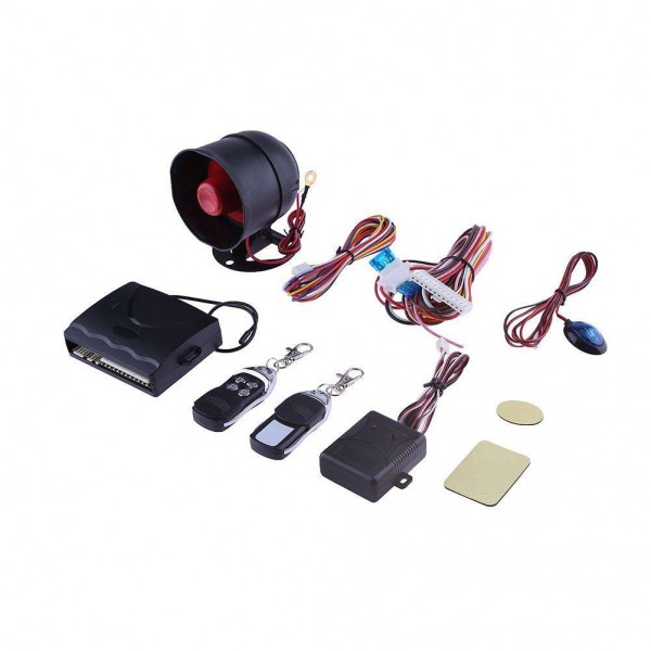 12V Car Alarm System One Way Security Protection System with Remote Control