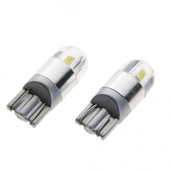 2pcs 6W T10 3030 2SMD Super Bright LED Side Marker Light Reading Lamp Bulbs