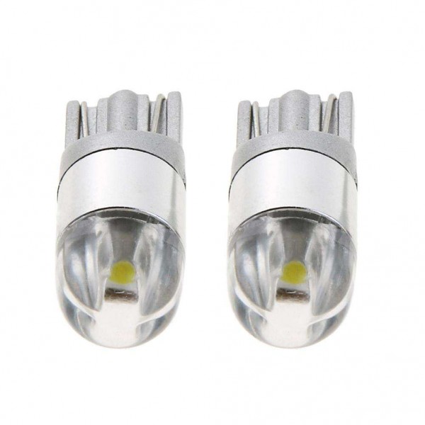 2pcs 6W T10 3030 2SMD Super Bright LED Side Marker Light Reading Lamp Bulbs