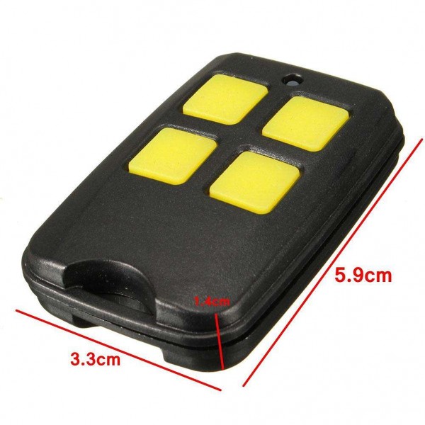 4 Yellow Buttons 390MHz Garage Door Remote for Liftmaster 970LM 971LM 973LM