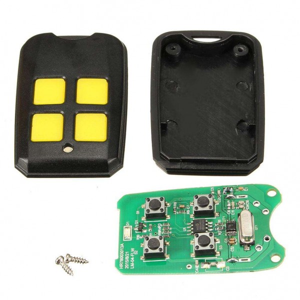 4 Yellow Buttons 390MHz Garage Door Remote for Liftmaster 970LM 971LM 973LM