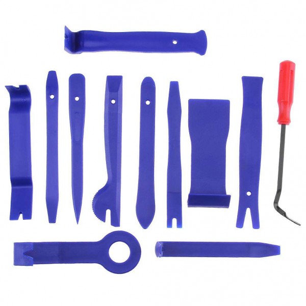 12pcs/Set Audio Stereo Universal Panel Remover Screwdriver Repair Tool Kit