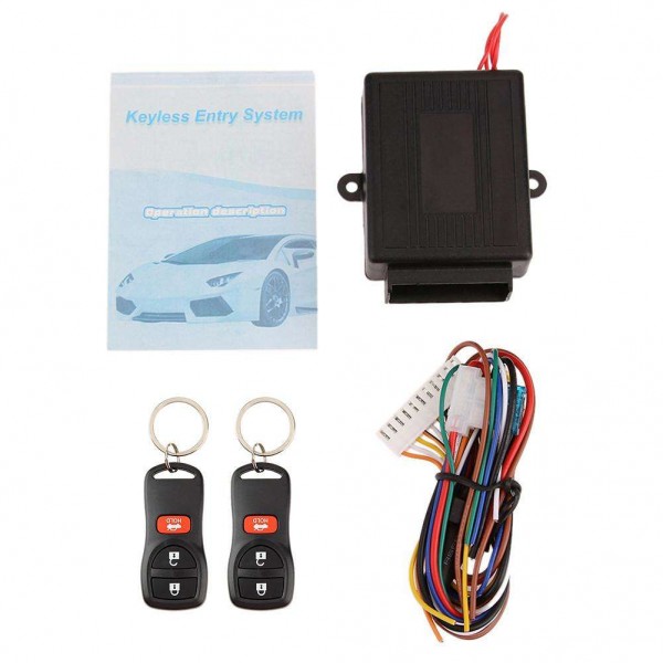 Car Central Door Lock Keyless Entry System Remote Alarm Central Locking Kit