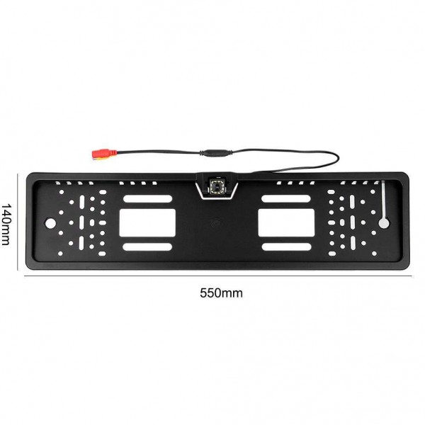 European Car License Plate Backup Parking LED Night Vision Rearview Camera