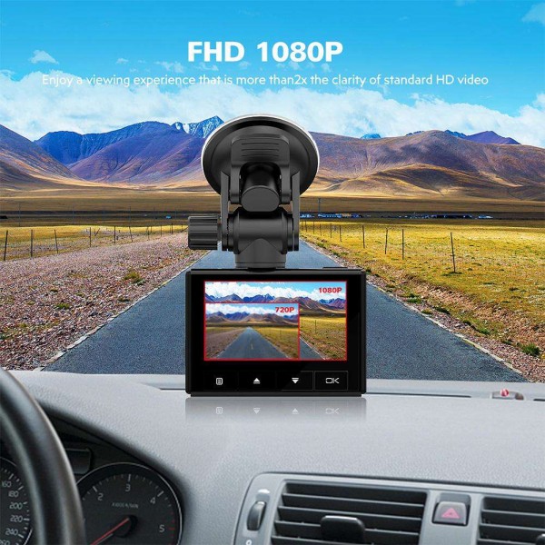 G70 2.45in 1080P FHD Mini Hidden Car DVR Camera WiFi WDR G-sensor Dash Cam