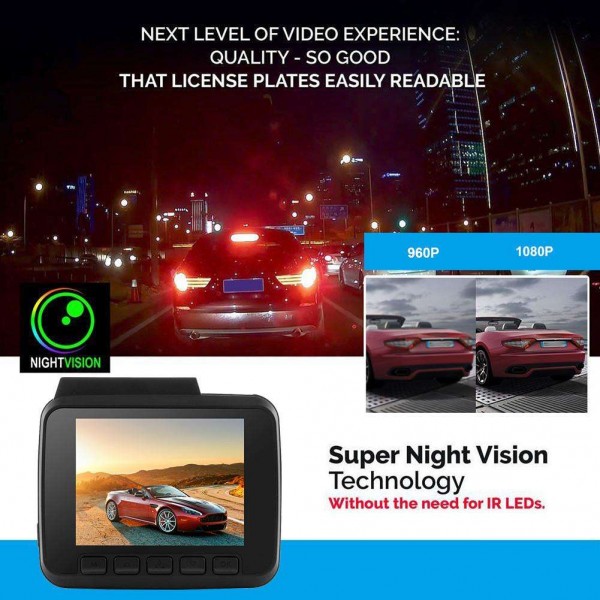 2.4in 1080P WiFi Car DVR Camera GPS Video Recorder HD Night Vision Dash Cam