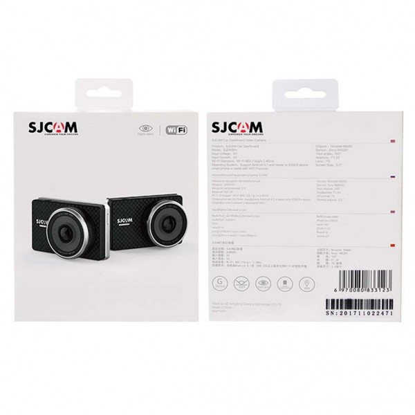 SJCAM SJDASH+ Dash Camera ADAS Dashboard Car DVR - BLACK