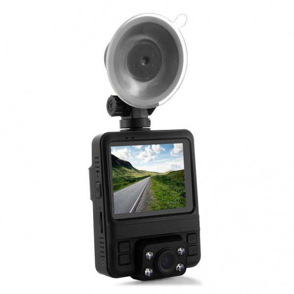 Mini Hidden 2.4in Dual Lens 1080P Car DVR Camera Night Vision Dash Cam GPS