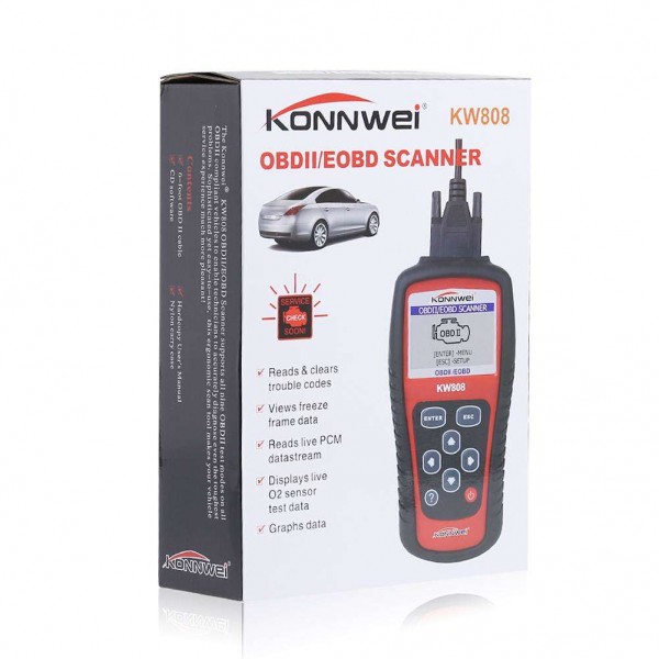 OBD2 Scanner CAN Engine Reset Tool KONNWEI Car Diagnostic Code Reader