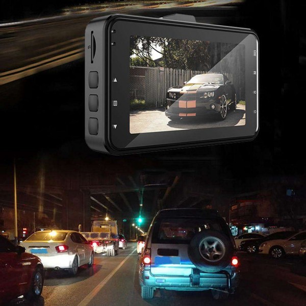 3.0in 1296P Car DVR Camera Video Recorder G-Sensor IR Night Vision Dash Cam