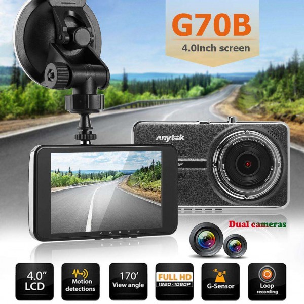 Anytek G70B 4.0in 1080P Full HD Car DVR Camera Motion Detection Dash Cam