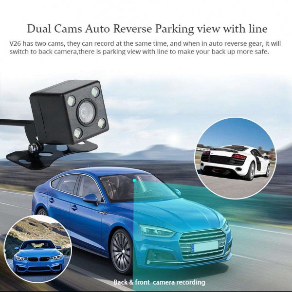 Anytek G70B 4.0in 1080P Full HD Car DVR Camera Motion Detection Dash Cam