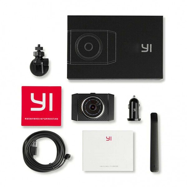 Xiaomi Yi 2.7K Car DVR Camera WiFi 2.7in WDR Driving Recorder Dash Cam