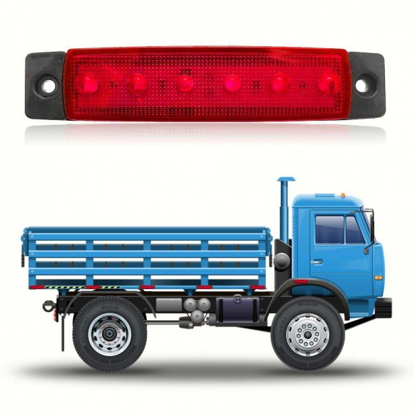 CNSUNNYLIGHT Car Truck LED Side Clearance Light Turn Signal Light (Red)