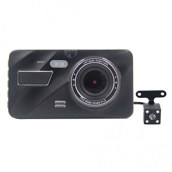 4.0in Touch Screen Dual Lens HD 1080P Car DVR Camera G-sensor Dash Cam