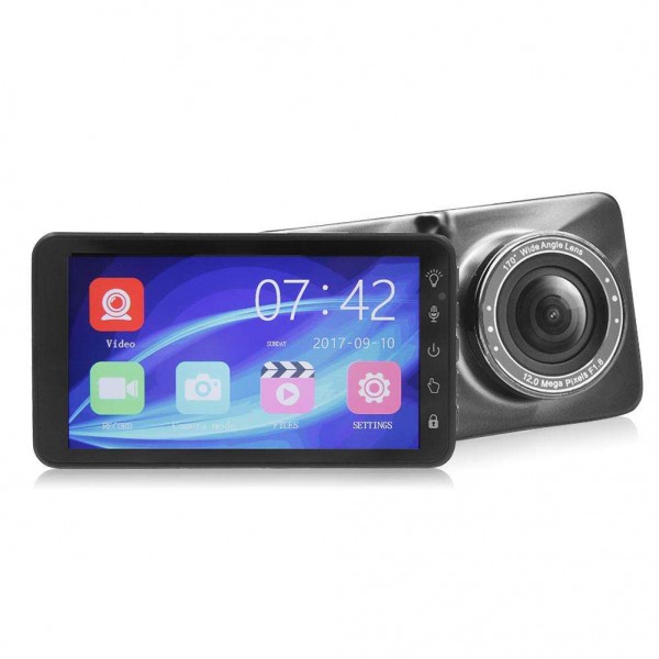 4.0in Touch Screen Dual Lens HD 1080P Car DVR Camera G-sensor Dash Cam