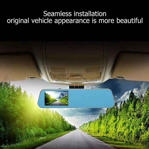 Car Camera DVR 4.3inch Dual Lens Video Recroder Parking Camcorder