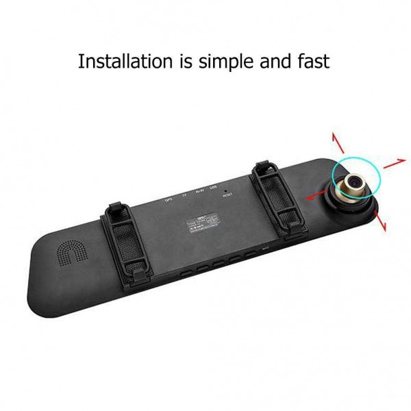 Car Camera DVR 4.3inch Dual Lens Video Recroder Parking Camcorder