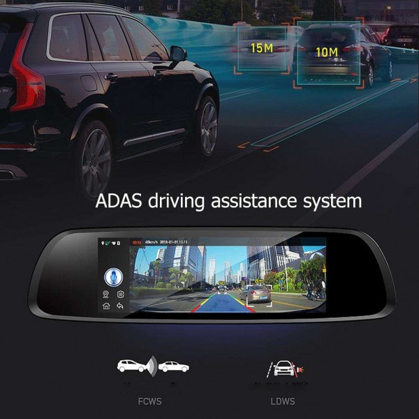 Car Camera 7inch Touch Screen WIFI Bluetooth Video Recroder (B)