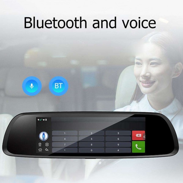 Car Camera 7inch Touch Screen WIFI Bluetooth Video Recroder (B)