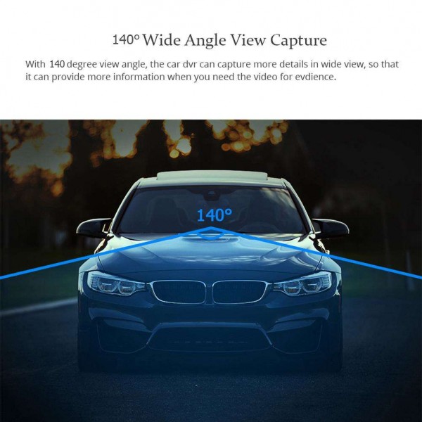 2.0in HD 1080P Car DVR Camera Video Recorder G-sensor Night Vision Dash Cam