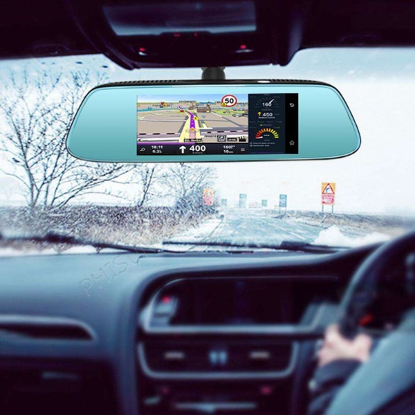 Junsun K716 Car Video 8in 4G DVR GPS Recorder Rearview Camera Dash Cam