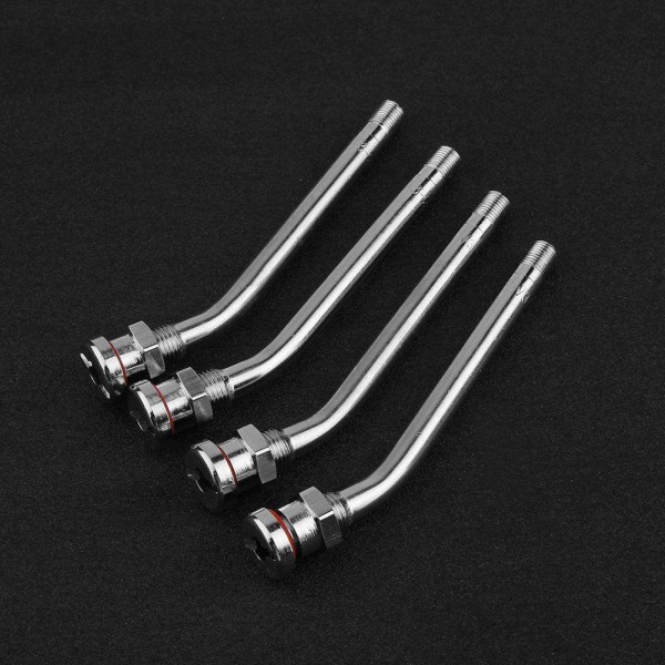 4pcs Brass Truck Tire Valve Stems for V3.20.6 9.7mm Hole Aluminum Wheel Rim