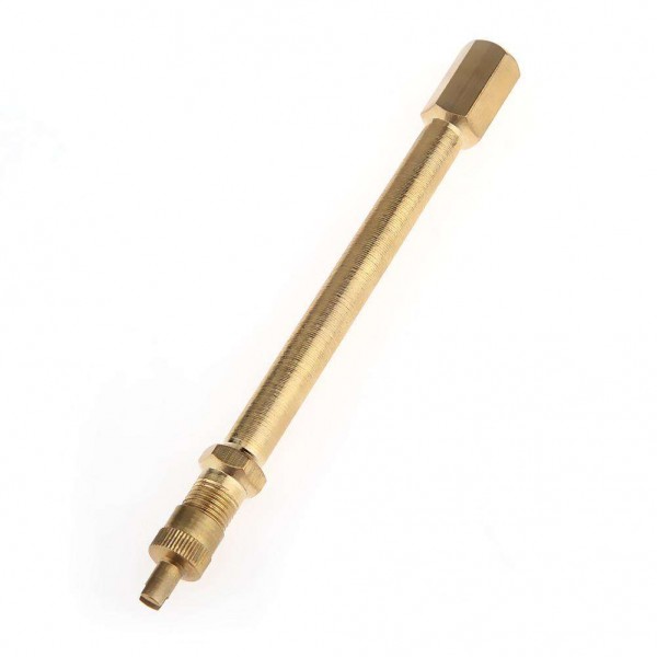 Full Brass Car Auto Truck Wheel Tire Valve Stem Extension Pole Cap Extender