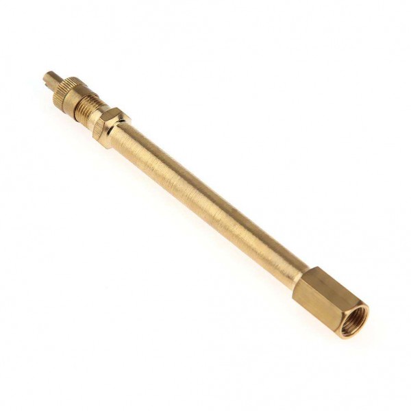 Full Brass Car Auto Truck Wheel Tire Valve Stem Extension Pole Cap Extender