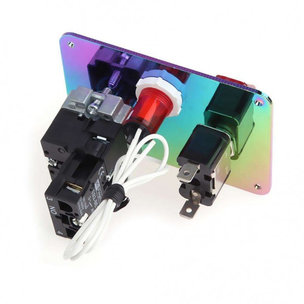 Colorful Race Car Ignition Accessory Engine Start Push Button Switch Panel