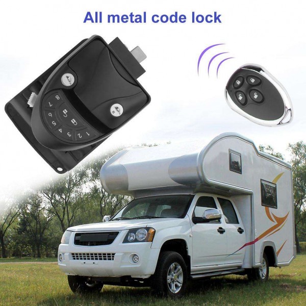 Keyless Entry Door Lock Latch Handle Knob Deadbolt for RV Camper Trailer