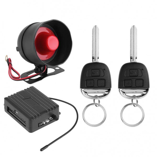 1-Way Car Burglar Alarm Vehicle Protection Keyless Entry System 101/T405