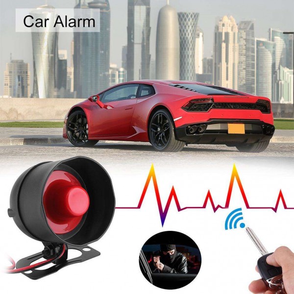 1-Way Car Burglar Alarm Vehicle Protection Keyless Entry System 101/T405