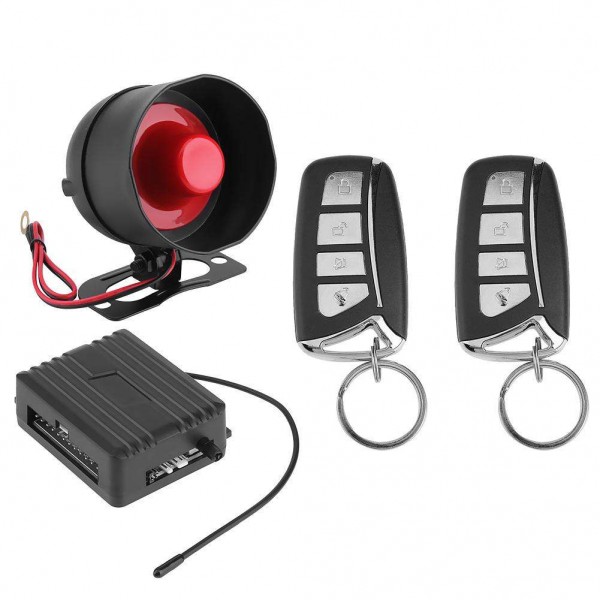 1-Way Car Burglar Alarm Vehicle Protection Keyless Entry System 101/T293