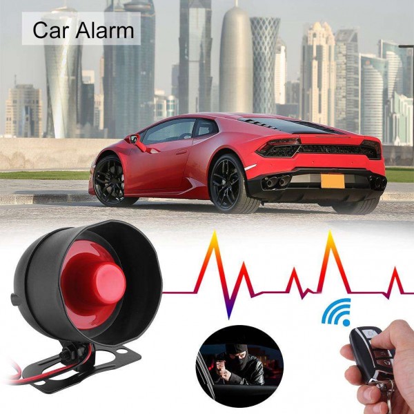 1-Way Car Burglar Alarm Vehicle Protection Keyless Entry System 101/T293