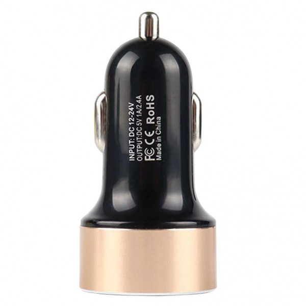 Dual USB Auto Car Charger Adapter 2.1A Digital LED Voltage Current Display