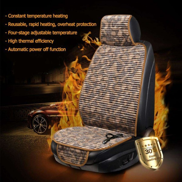 1 Set Winter Car Electric Heated Cushions Seat Heating Pad Thermal Covers