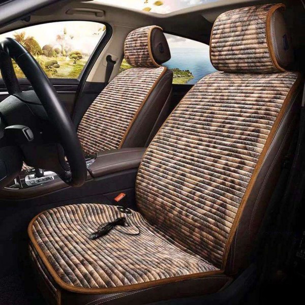 1 Set Winter Car Electric Heated Cushions Seat Heating Pad Thermal Covers