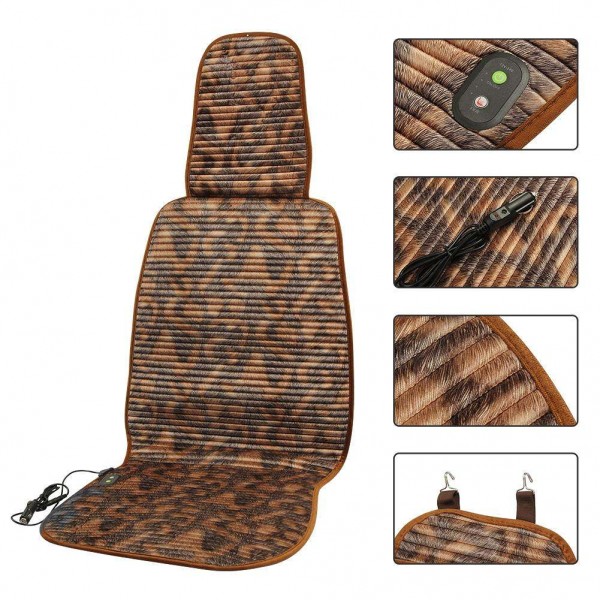 1 Set Winter Car Electric Heated Cushions Seat Heating Pad Thermal Covers