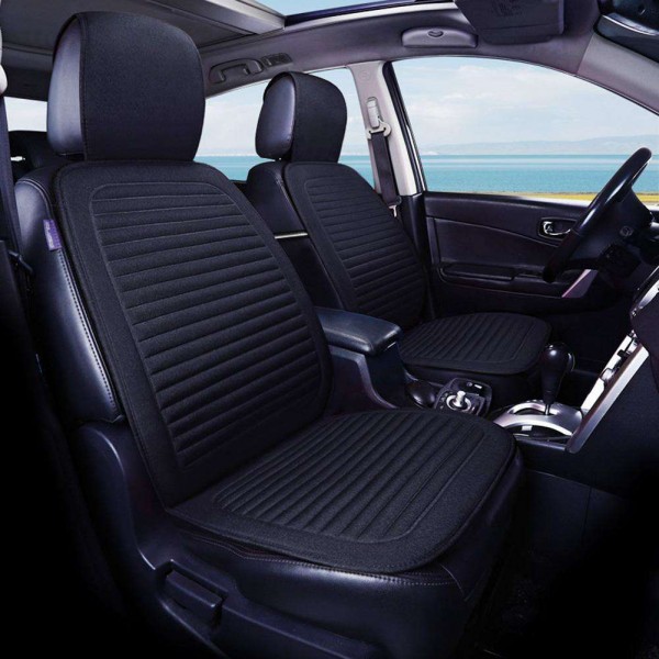 Universal Breathable Car Seat Cushions Linen Fabric Non-slide Seats Cover