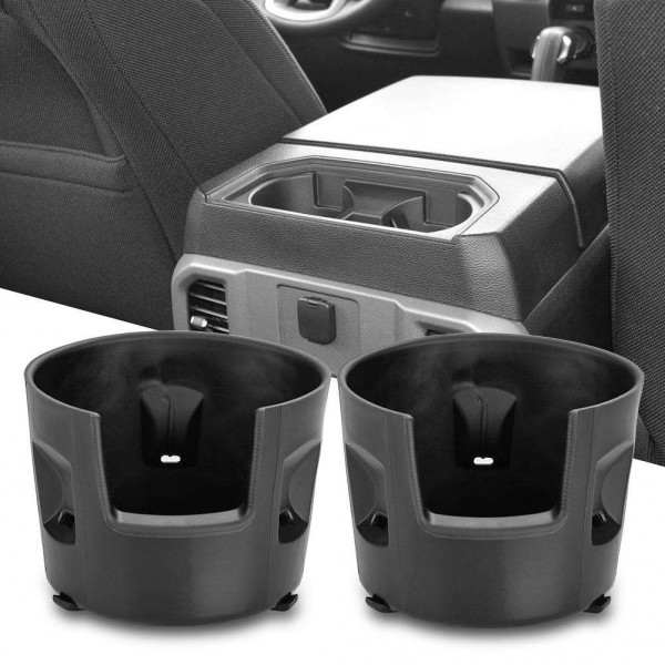 Split Bench Center Seat Rear Cup Holder Insert Liners FL3Z-1813562-AA/AM